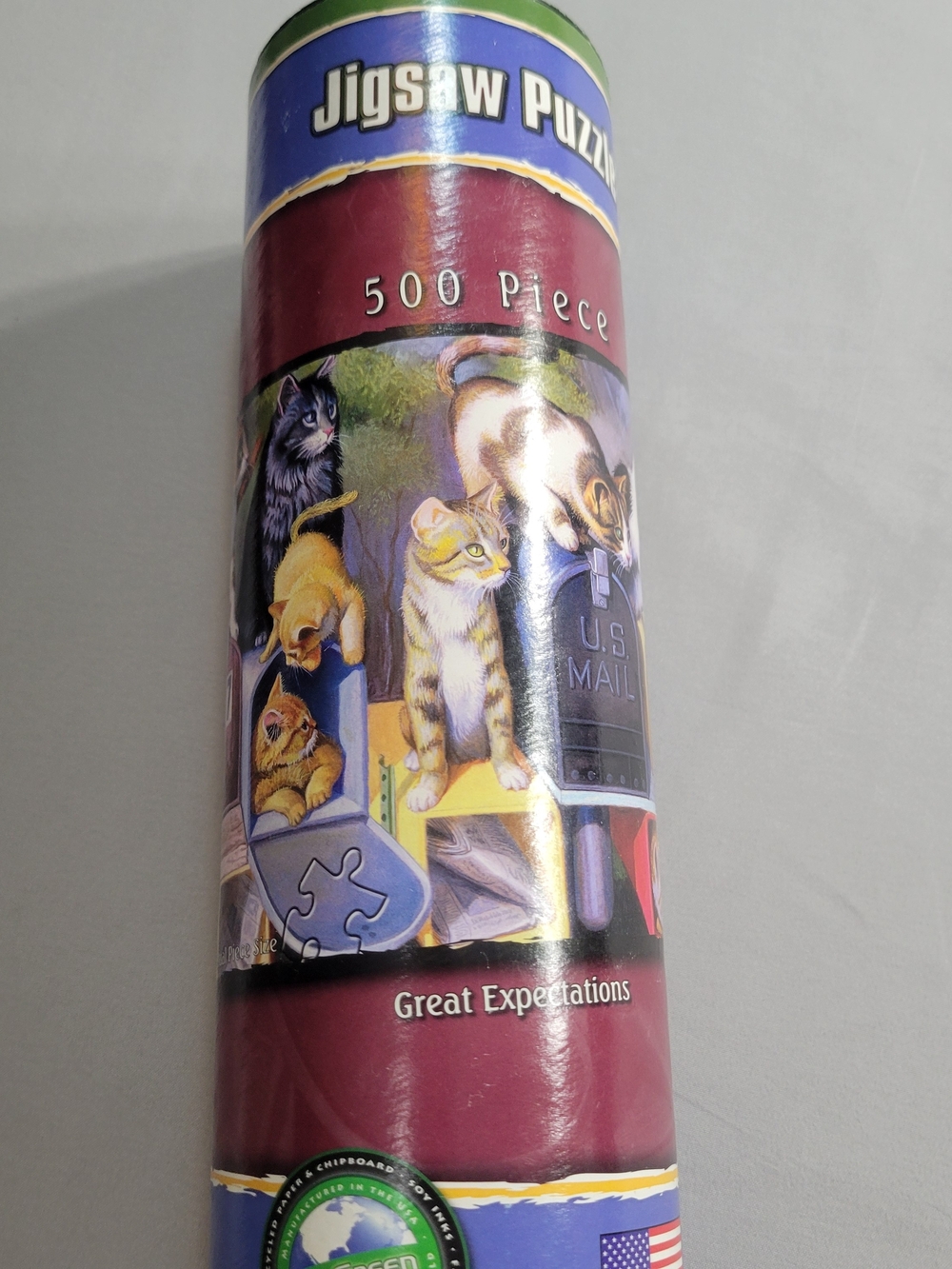 500 Piece "Great Expectations" - Multi-Color Cat Puzzle